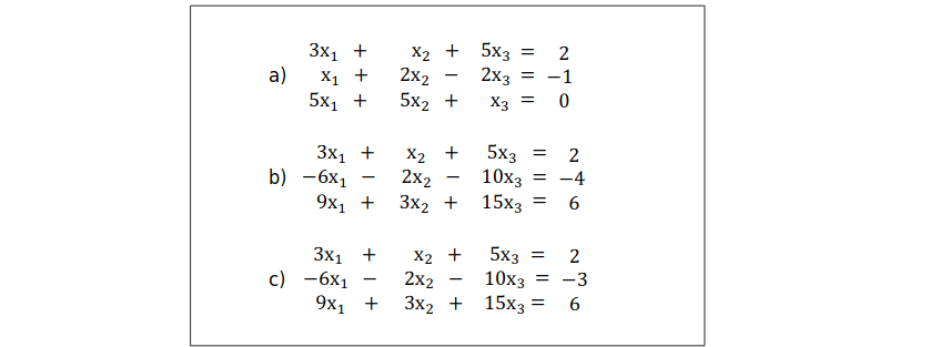 Lineares Gleichungssystem