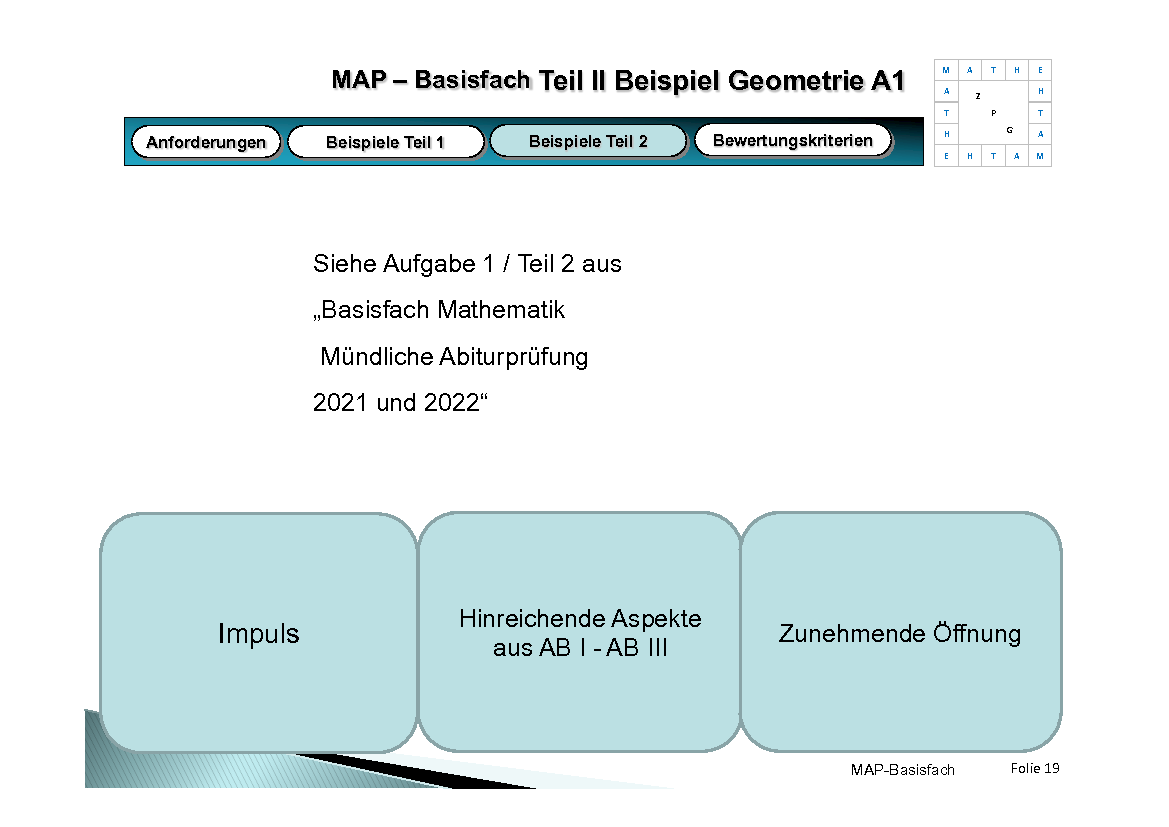 Präsentation Mündliche Abiturprüfung Basisfach