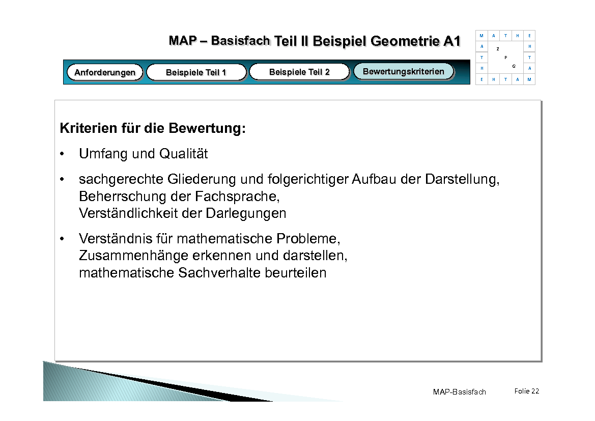 Präsentation Mündliche Abiturprüfung Basisfach