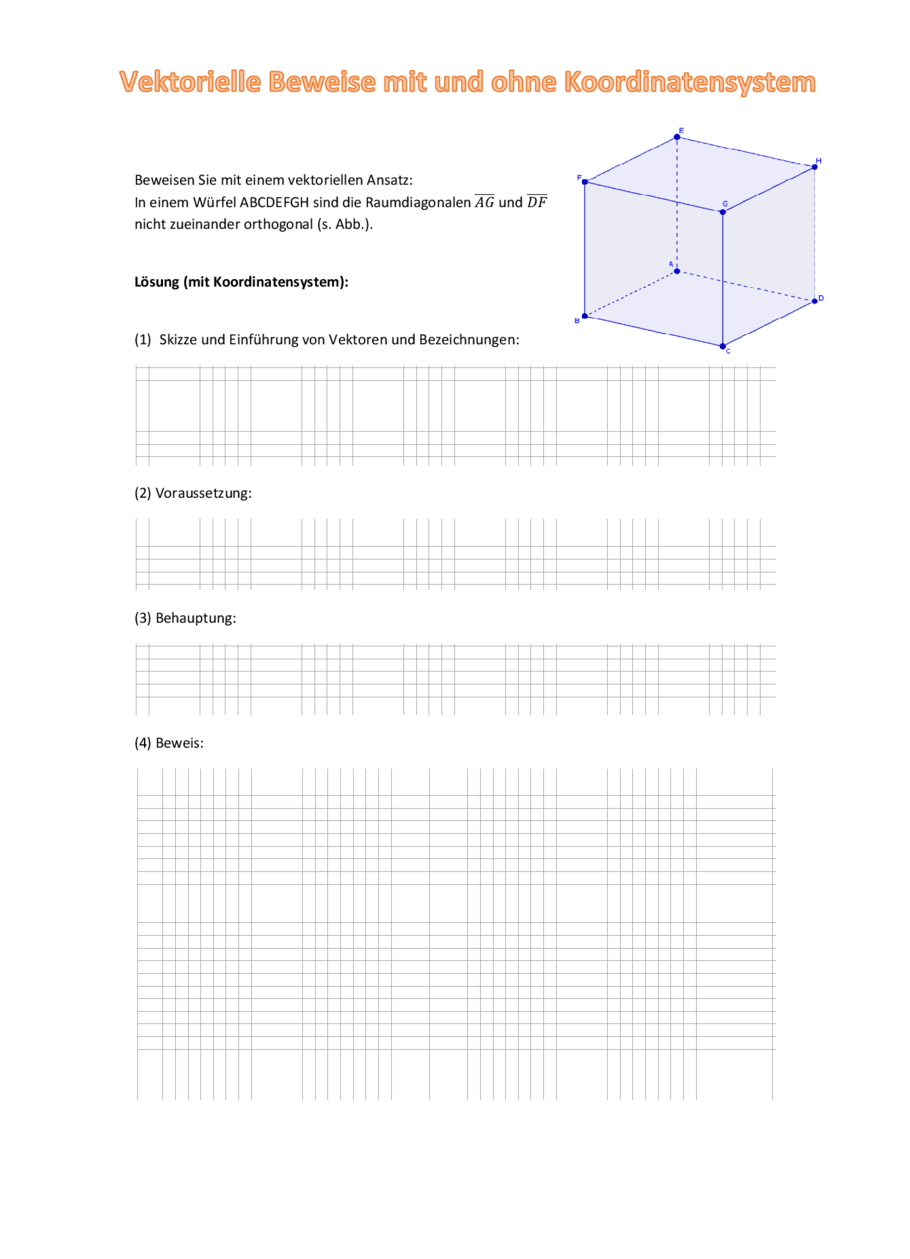 Vektorielle Beweise mit und ohne Koordinatensystem, Seite 2