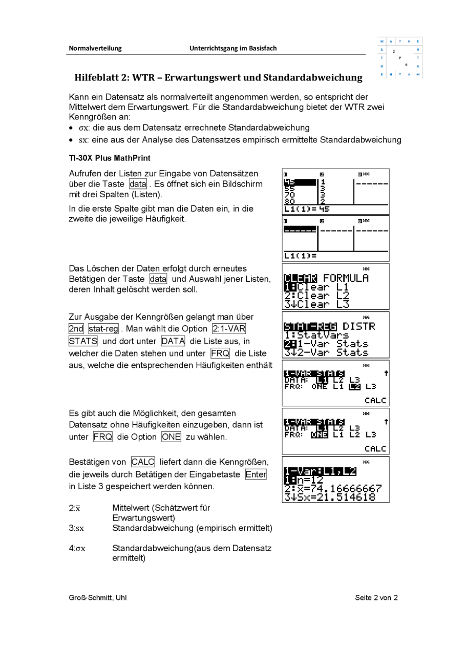 Hilfeblatt 2, Seite 2