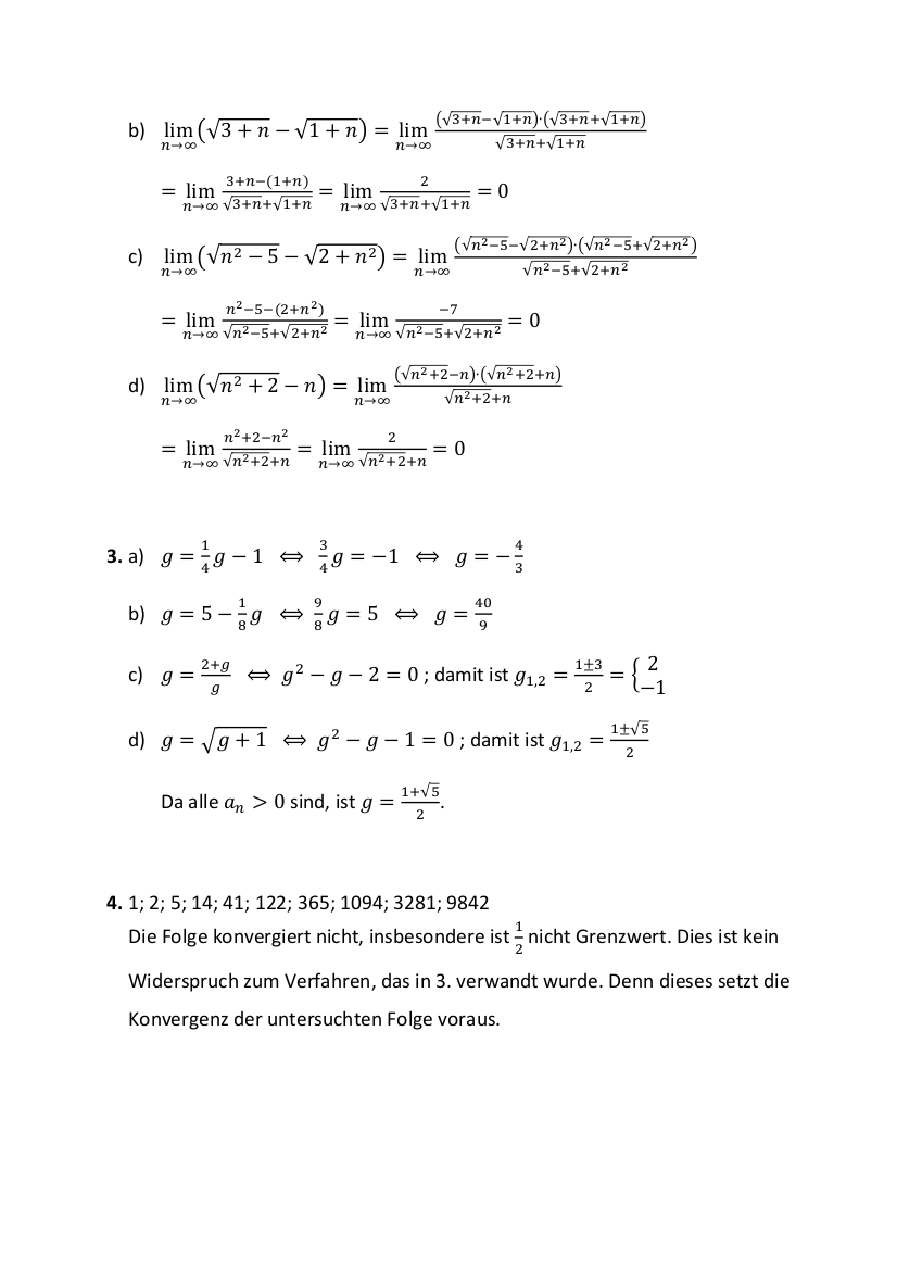 Wurzelgleichungen, Seite 2