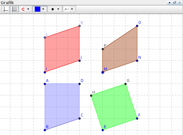 GeoGebra: 4-Ecke