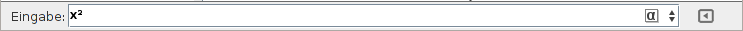 GeoGebra: Eingabezeile