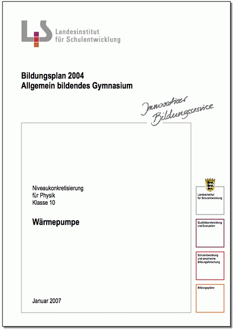 Deckblatt Wärmepumpe