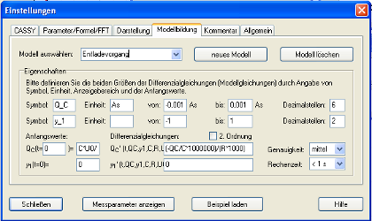 Differentialgleichung eingeben