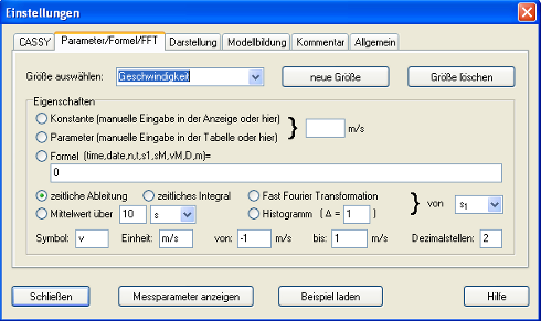 Geschwindigkeit definieren