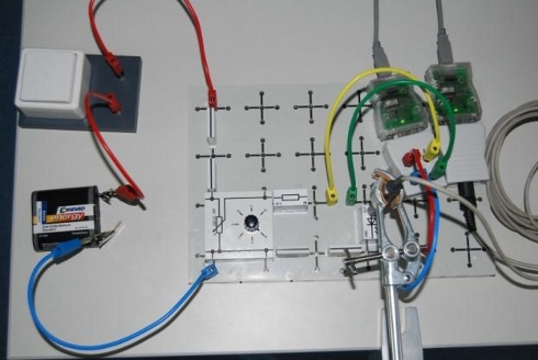 Versuchsaufbau II a)