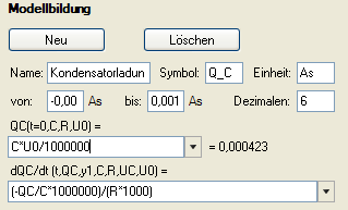 Differentialgleichung eingeben