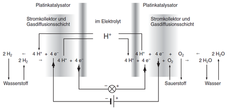 Brennstoffzelle und Elektrolyseur