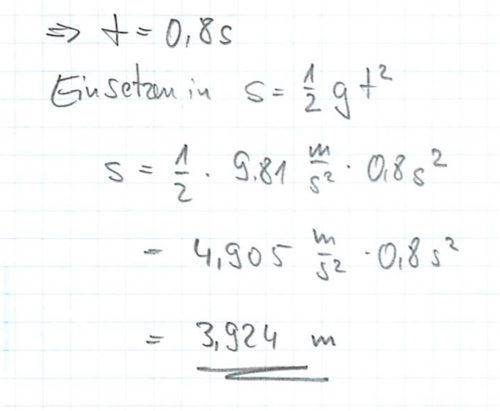 Klammer beim Quadrieren vergessen