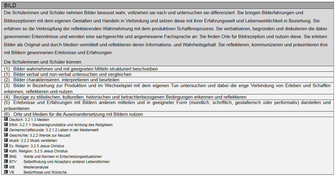 Kompetenzen Klasse 7/8 Teil vier