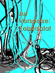 Kabelsalat blau