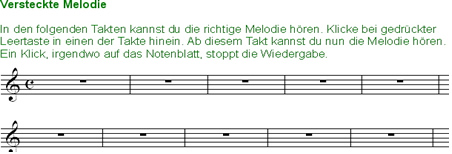 Versteckte Melodie