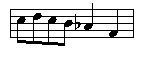 Notenbeispiel 1