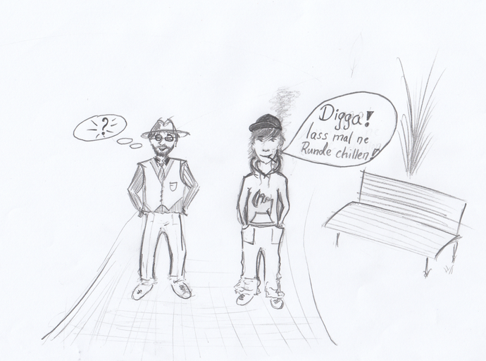 Comic 2 zur Jugendsprache