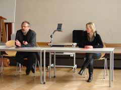 Jutta Aselmann und Dr. Landwehr