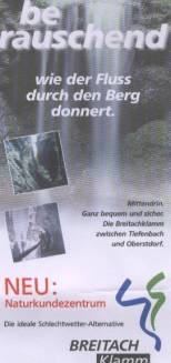 Werbung Breitachklamm