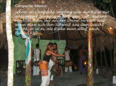 Menschen im Bambushaus