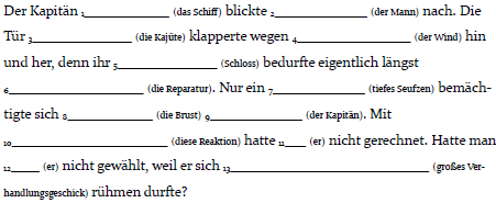 Lückentext