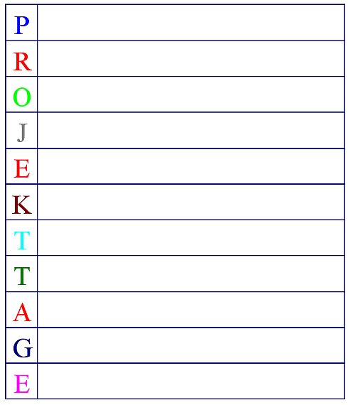 Bild: Achrostikon Beispiel5