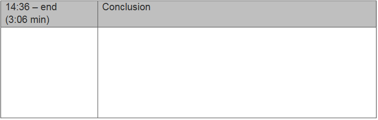 Notizentabelle zu Zeynep Tufekci