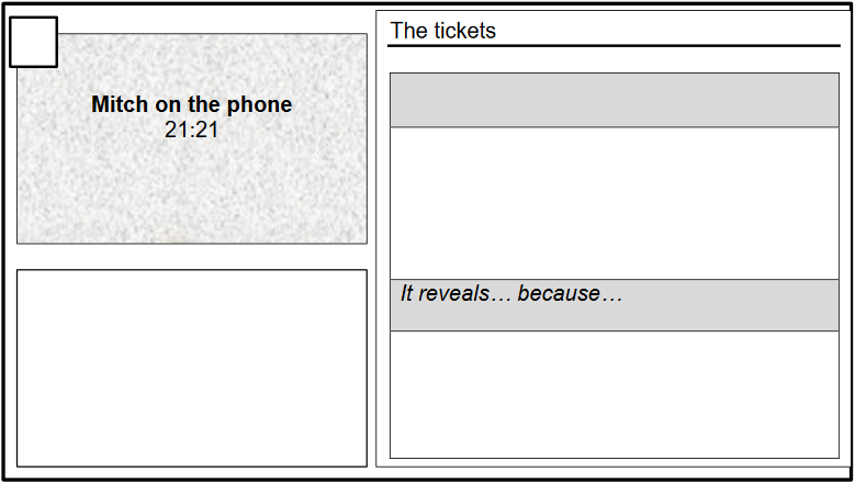Beispiel einer palm card