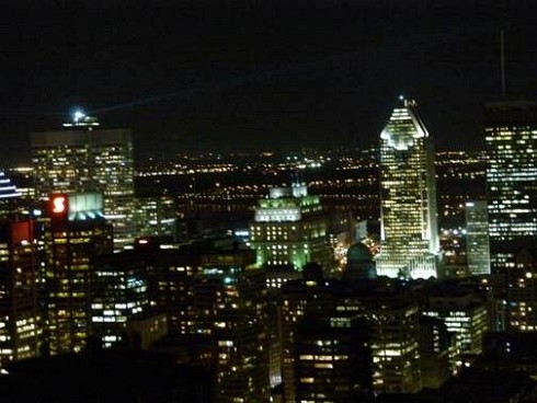 Le Mont Royal nachts