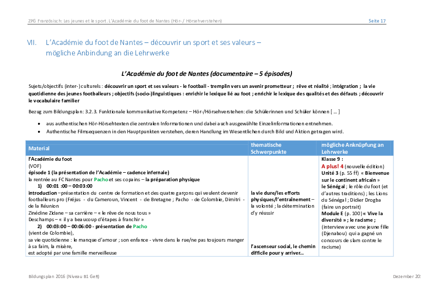 Anbindung an Lehrwerke 1