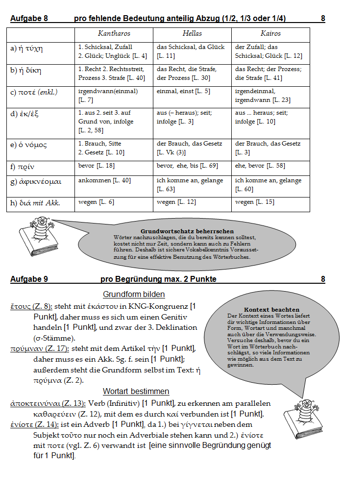 Lösungen zur Selbstauswertung 3