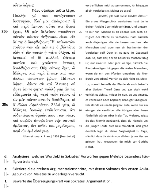 Angeklagter vs. Ankläger