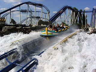 Wasserrutsche im Europapark