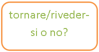 Abgerundetes Rechteck: tornare/riveder-si o no?