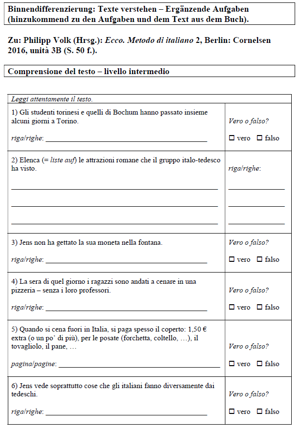 Ergänzende Aufgaben 1