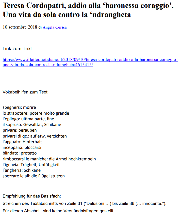 Beispielklausur im Basisfach