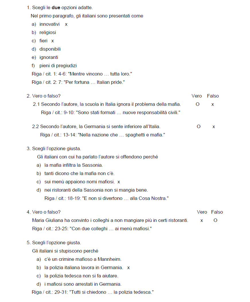 Klausurlösungen Teil eins