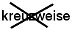 kreuzweise