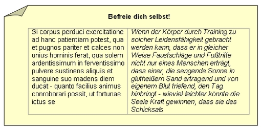 Befreie dich selbst!