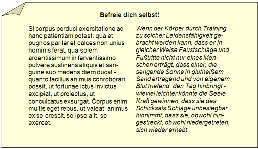 Befreie dich selbst!