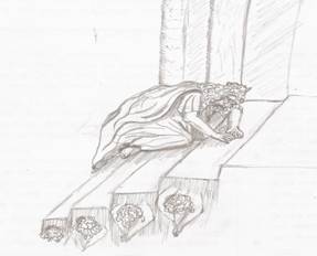 Cinyras beweint seine Kinder