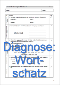 Diagnose Wortschatz