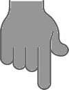 Finger deutet nach unten: Folge...