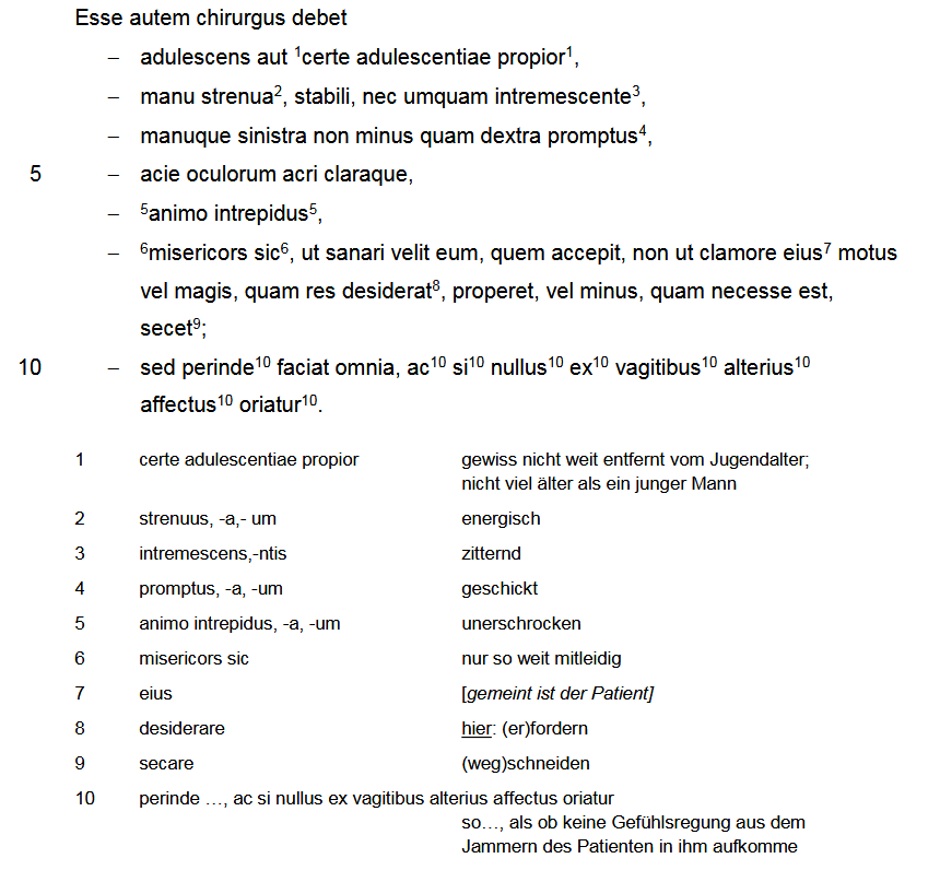 Celsus, De medicina 7, Proömium 4