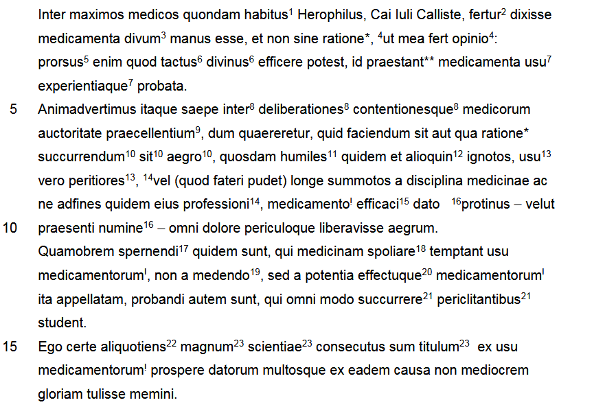 Scribonius Largus, Compositiones, Proömium