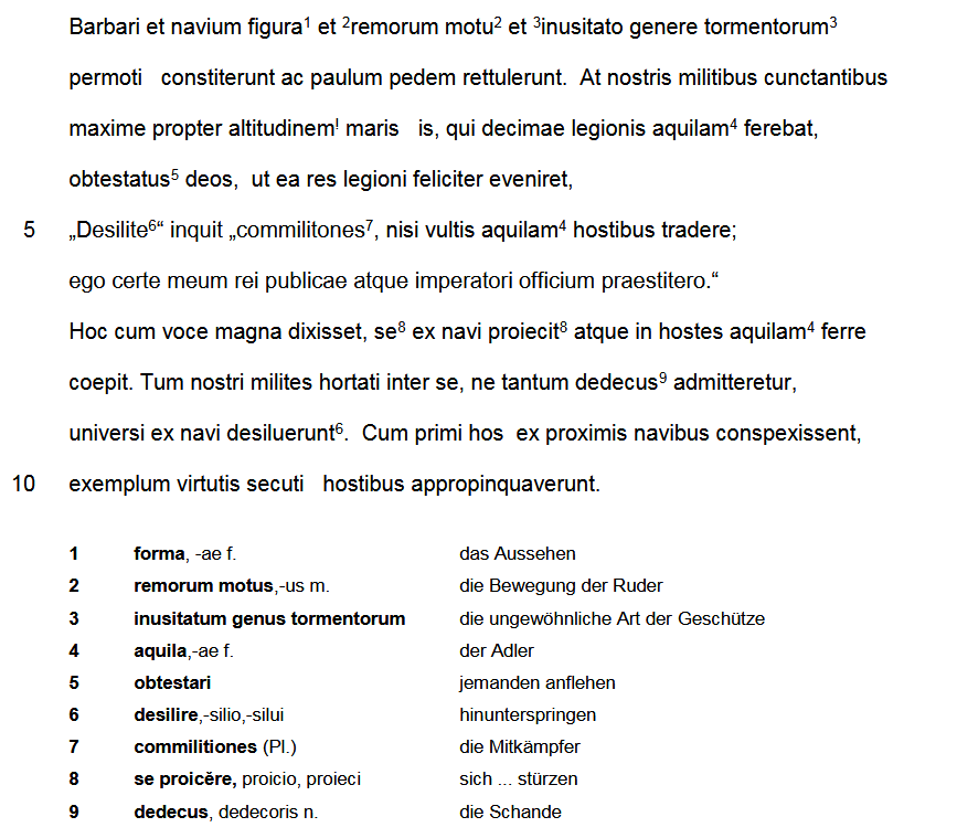 Caesar, De bello Gallico 4