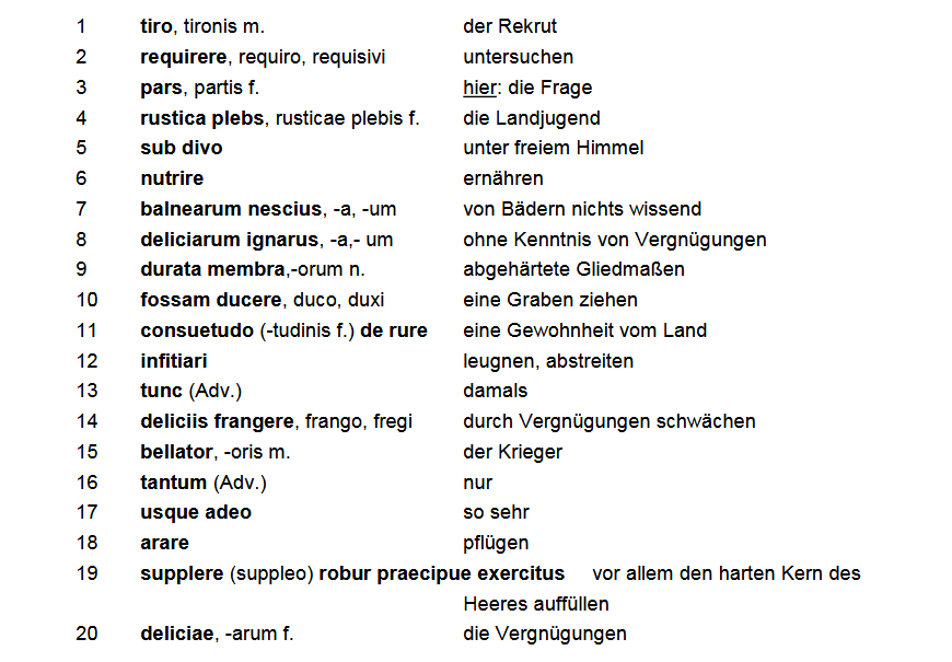 Vegetius, Epitoma rei militaris I 3