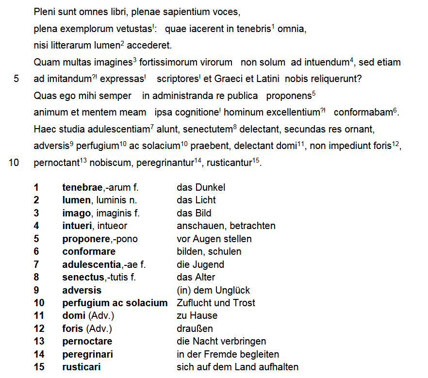 Cicero, pro Archia 14