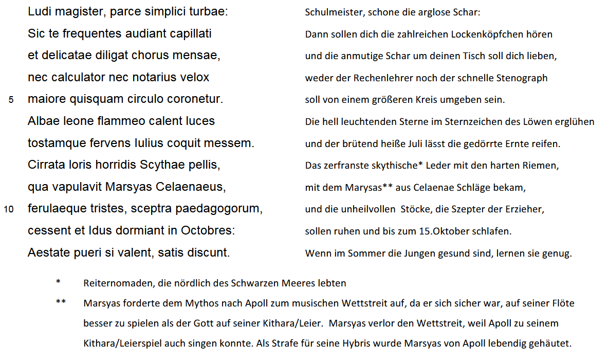 Martial, Epigramme 10,62; 9,68