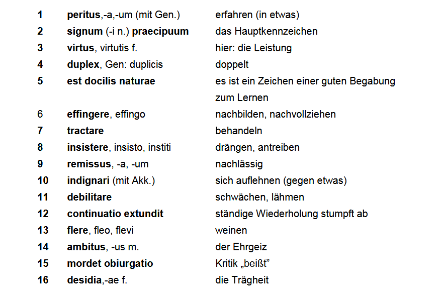 Quintilian, institutio oratoria 1, 3, 1-4. 6-13  