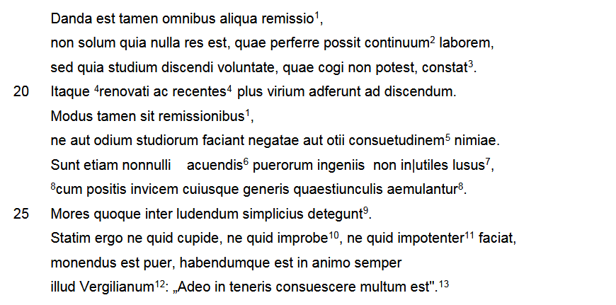 Quintilian, institutio oratoria 1, 3, 1-4. 6-13  